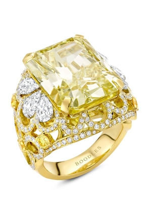 Boodles Yellow Gold, Platinum And Diamond A Family Journey Sintra Ring