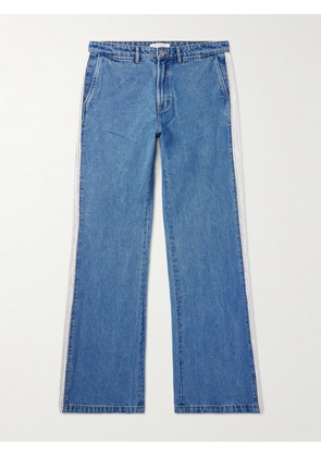 Wales Bonner - Eternity Straight-Leg Crochet-Trimmed Jeans - Men - Blue - UK/US 28