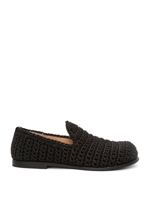 Jw Anderson Crotchet Moccasin Loafers