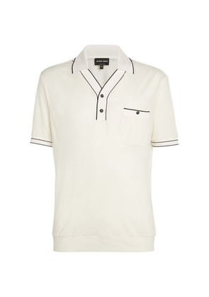 Giorgio Armani Contrast-Trim Polo Shirt