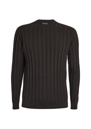 Giorgio Armani Cotton-Cashmere-Silk Sweater