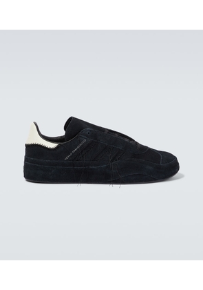Y-3 Gazelle suede and leather sneakers