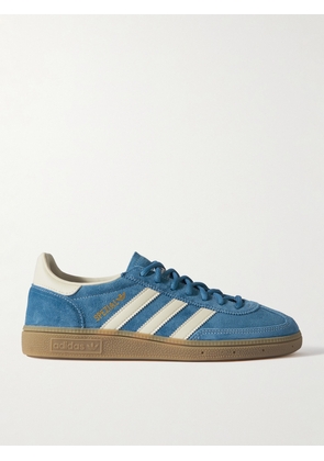 adidas Originals - Handball Spezial Leather-Trimmed Suede Sneakers - Men - Blue - UK 5
