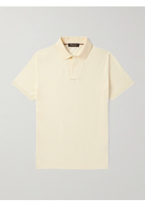 Loro Piana - Bay Cotton Polo Shirt - Men - Yellow - IT 48