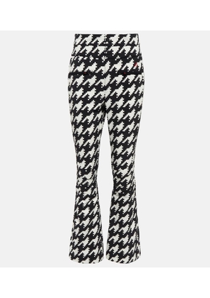 Perfect Moment Aurora high-rise houndstooth softshell ski pants
