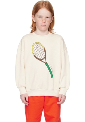 Mini Rodini Kids Off-White Tennis Sweatshirt