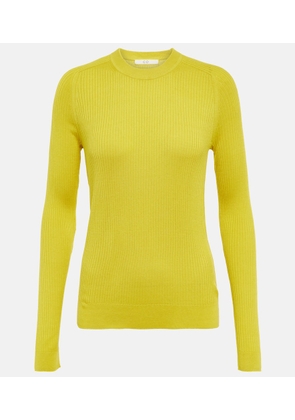 CO Ribbed-knit silk sweater