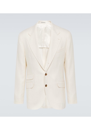 Brunello Cucinelli Linen-blend blazer