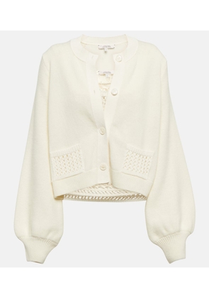 Dorothee Schumacher Wool and cashmere cardigan and camisole set