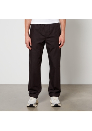 Wood Wood Stanley Checked Organic Cotton Tapered Trousers - S