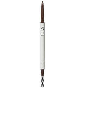 ILIA In Full Micro-Tip Brow Pencil in Dark Brown - Brown. Size all.