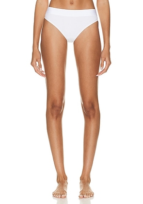 Wolford Bikini Underwear in Pearl - White. Size L (also in M, XS).