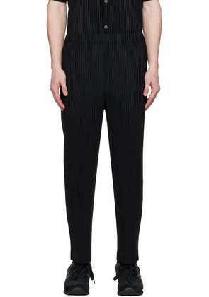 HOMME PLISSÉ ISSEY MIYAKE Black Monthly Color September Trousers