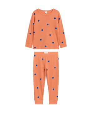 Jersey Pyjama Set - Orange