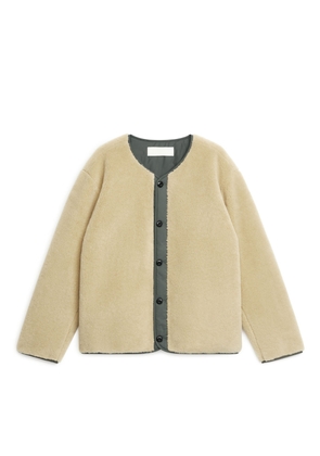 Wool Fleece Liner Jacket - Grey