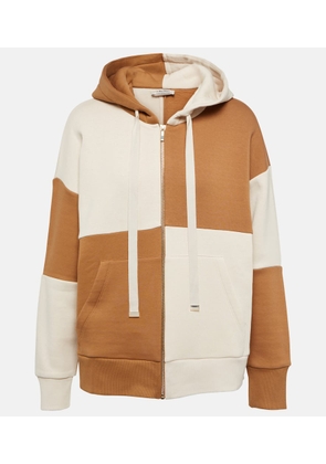 'S Max Mara Innocuo cotton-blend zipped hoodie