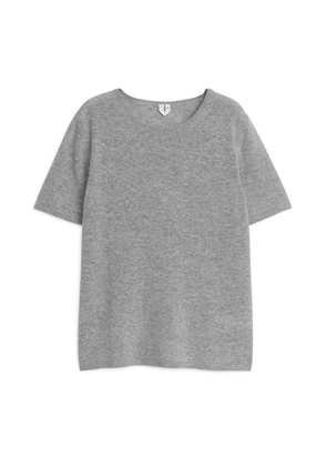 Cashmere T-Shirt - Grey