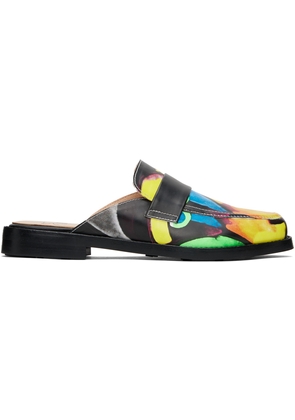 KidSuper Multicolor Bauhaus Face Slip-on Loafers