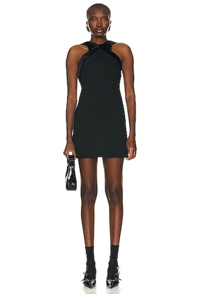 Miu Miu Backless Mini Dress in Nero - Black. Size 36 (also in ).