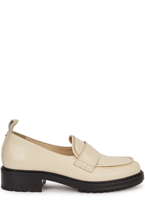 Aeyde Ruth 40 Cream Leather Loafers - 7