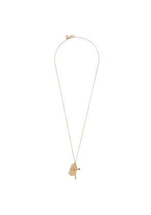 Chained & Able Crucifix Bunch 18kt Gold-plated Necklace