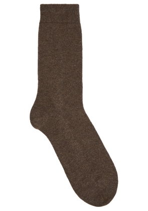 Falke Cosy Wool-blend Socks - Brown