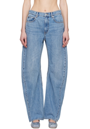 Alexander Wang Blue Curved Jeans