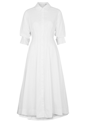 Jonathan Simkhai Jazz Cut-out Cotton Shirt Dress - White - S (UK8-10 / S)