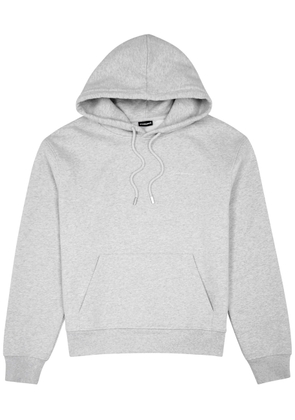Jacquemus Le Sweatshirt Brode Hooded Cotton Sweatshirt - Grey