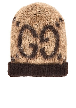 gucci Gucci GG Mohair Wool Hat in Beige - Brown. Size 57 (also in ).