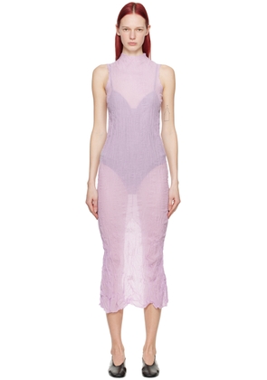 Gabriela Coll Garments Purple No.265 Maxi Dress