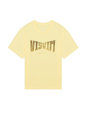 Visvim Heritage Tee in Yellow - Yellow. Size 2 (also in 3, 4, 5).