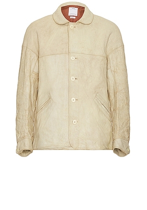 Visvim Eton It Jacket in Ivory - Ivory. Size 3 (also in 4).