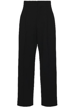 Fear of God Double Wool Single Pleat Relaxed Trouser in Black - Black. Size 48 (also in 52).