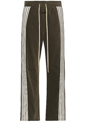 Fear of God Side Stripe Forum Pant in Wood - Brown. Size L (also in M).