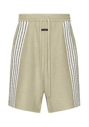 Fear of God Side Stripe Relaxed Short in Dune - Brown. Size L (also in M, S, XL/1X).