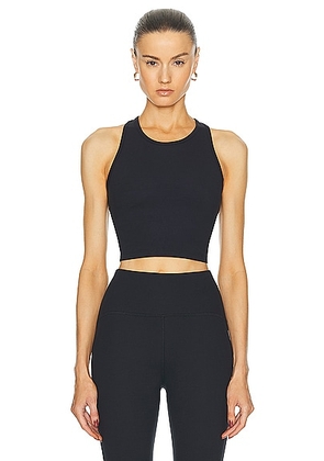 Beyond Yoga Power Beyond Strive Cropped Tank Top in Black - Black. Size L (also in M, S, XS).