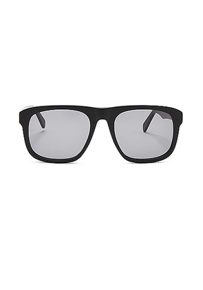 Toteme Navigators Sunglasses in Black - Black. Size all.