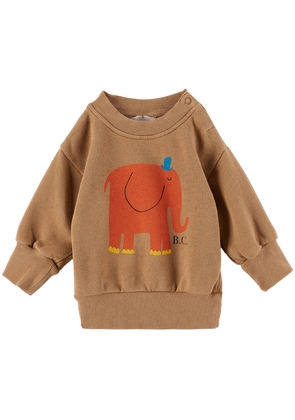 Bobo Choses Baby Brown 'The Elephant' Sweatshirt