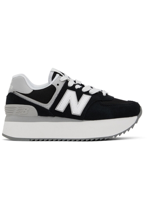 New Balance Black 574+ Sneakers