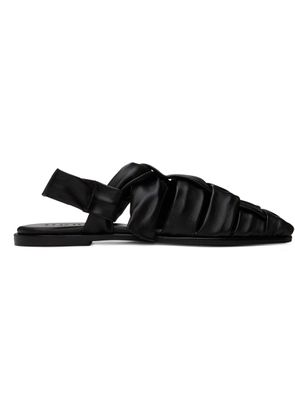HEREU Black Bena Sandals