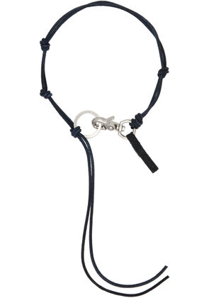 OUR LEGACY Navy Ladon Necklace
