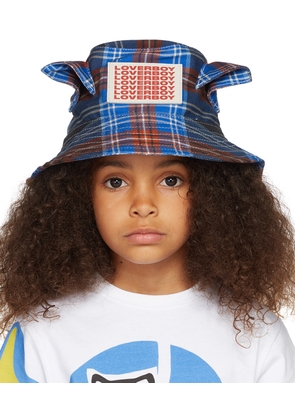 Charles Jeffrey LOVERBOY SSENSE Exclusive Kids Multicolor Tartan Bucket Hat