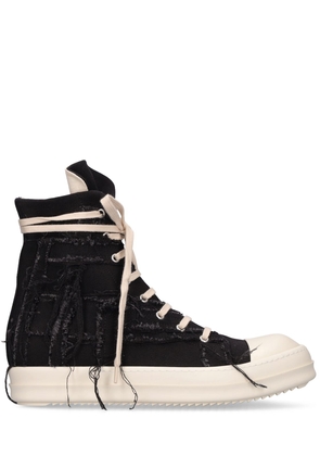 Slashed High Top Sneakers