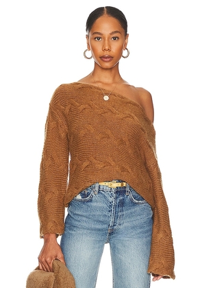 House of Harlow 1960 x REVOLVE Elaina Braided Sweater in Taupe. Size M.