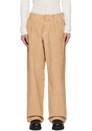OUR LEGACY Beige Borrowed Trousers