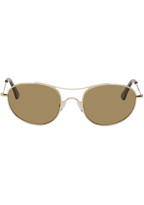 OUR LEGACY Gold Zwan Sunglasses