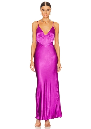 Bardot x REVOLVE Wintour Midi Slip Dress in Purple. Size 12, 2, 4, 6, 8.