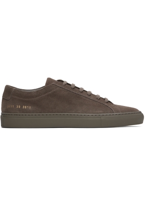 Common Projects Brown Original Achilles Low Sneakers