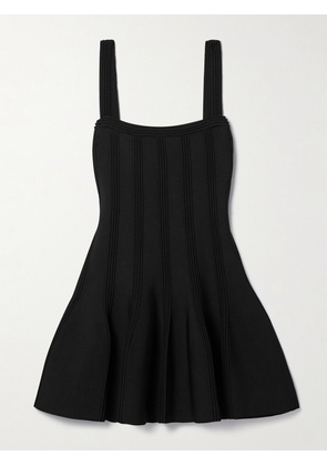 Another Tomorrow - + Net Sustain Knitted Mini Dress - Black - x small,small,medium,large